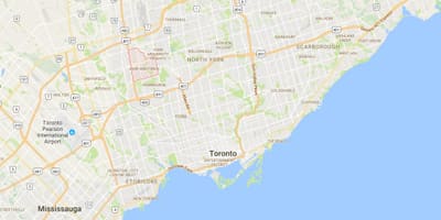 Bản đồ của Jane và Finch quận Toronto
