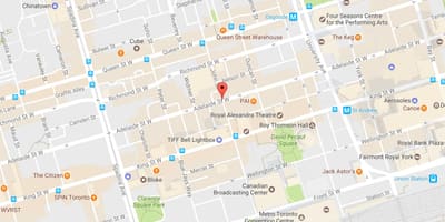 Bản đồ của John đường phố Toronto