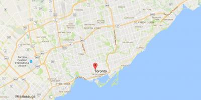 Bản đồ của Kensington Trường quận Toronto