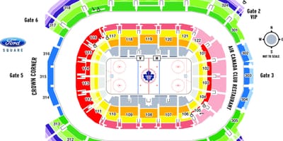 Bản đồ của không Khí Canada trung Tâm - THON