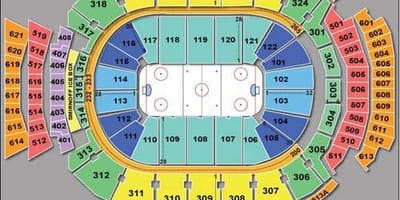 Bản đồ của không Khí Canada trung Tâm ngồi nghỉ - THON