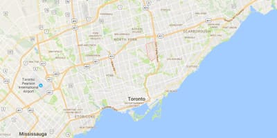 Bản đồ của Don Mills quận Toronto