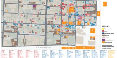Bản đồ của Khu vui chơi giải Trí thông tin Toronto