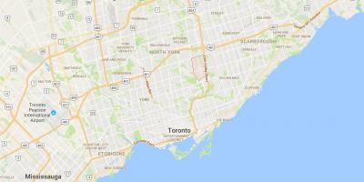 Bản đồ của Don Mills quận Toronto