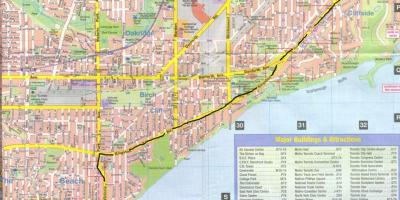 Bản đồ của Kingston đường Ontarion