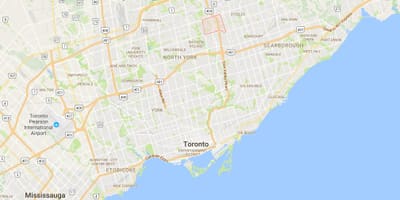 Bản đồ của Lấy Làng quận Toronto