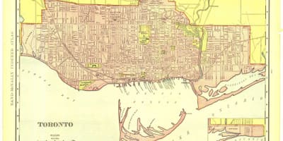 Bản đồ của lịch sử Toronto