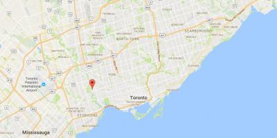 Bản đồ của Lambton quận Toronto
