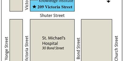 Bản đồ của Li Ka Thành Kiến thức Viện Toronto