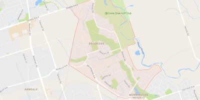 Bản đồ của Lincoln Heights khu phố Toronto