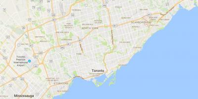 Bản đồ của Lincoln quận Toronto