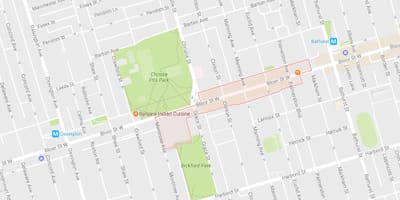 Bản đồ của los angeles khu phố Toronto