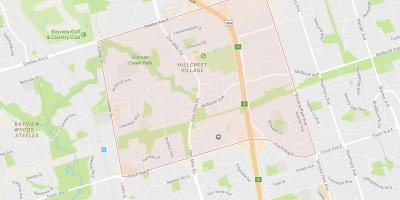 Bản đồ của Lấy Làng khu phố Toronto