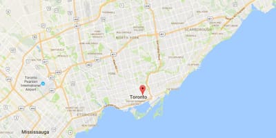 Bản đồ của Rêu Park quận Toronto