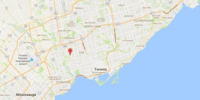 Bản đồ Núi Dennis quận Toronto