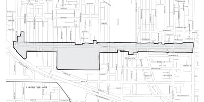 Bản đồ của đường Hoàng tây Toronto