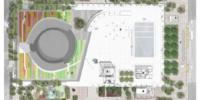 Bản đồ của Nathan Phillips Vuông vườn hòa bình