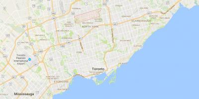 Bản đồ của Newtonbrook quận Toronto