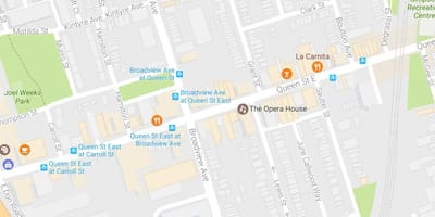 Bản đồ của Nhà hát Opera Toronto