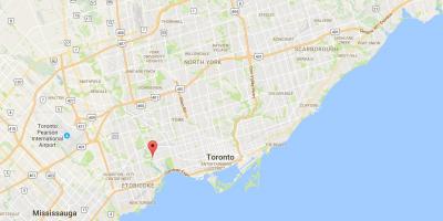 Bản đồ của nhà Máy xay Cũ quận Toronto
