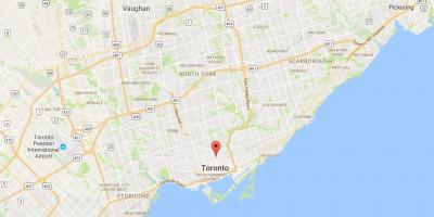 Bản đồ của nhà Thờ và Queen quận Toronto