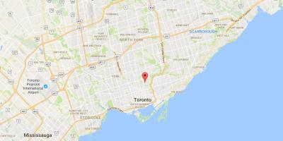 Bản đồ của Nhớ quận Toronto
