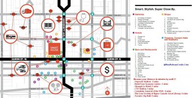 Bản đồ của nữ Hoàng đường phố Toronto