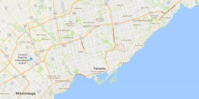 Bản đồ của O ' Connor–Toà quận Toronto
