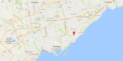Bản đồ của Oakridge quận Toronto