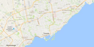 Bản đồ của Parkwoods quận Toronto