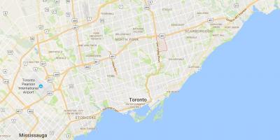 Bản đồ của Parkwoods quận Toronto