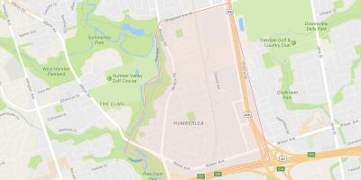 Bản đồ của Pelmo Park – Humberlea khu phố Toronto