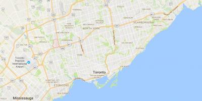 Bản đồ của Pelmo Park – Humberlea quận Toronto