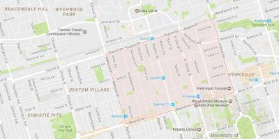 Bản đồ của phụ Lục khu phố Toronto