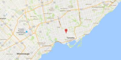 Bản đồ của phụ Lục quận Toronto