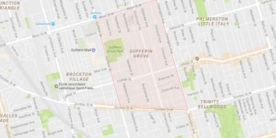 Bản đồ của pits khu phố Toronto