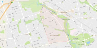 Bản đồ của chúng tôi Heights – Downtown khu phố Toronto