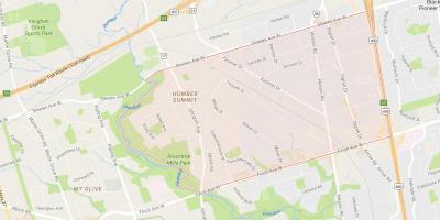 Bản đồ của Quán, hội nghị thượng Đỉnh khu phố Toronto