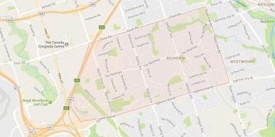 Bản đồ của Richview khu phố Toronto