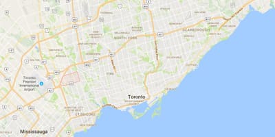 Bản đồ của Richview quận Toronto