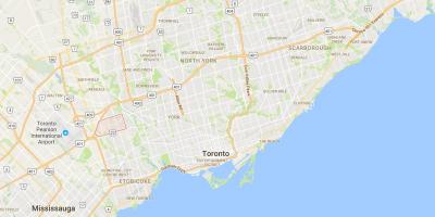 Bản đồ của Richview quận Toronto