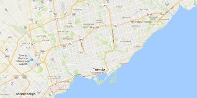 Bản đồ của river hills Parkviewdistrict Toronto