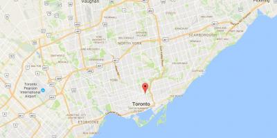 Bản đồ của St. James khu Phố Toronto
