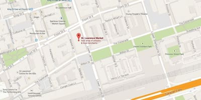 Bản đồ của St. Lawrence thị trường