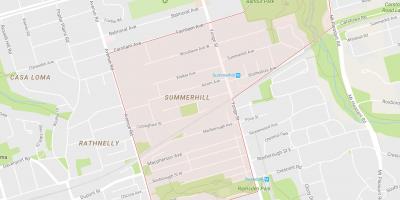 Bản đồ của Summerhill khu phố Toronto