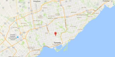 Bản đồ của Summerhill quận Toronto