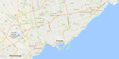 Bản đồ của Sunnylea quận Toronto