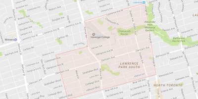 Bản đồ của tất cả những người Park khu phố Toronto