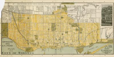 Bản đồ của thành phố Toronto năm 1903