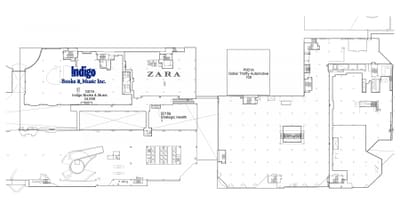 Bản đồ của Toronto Ăn trung Tâm cấp 4